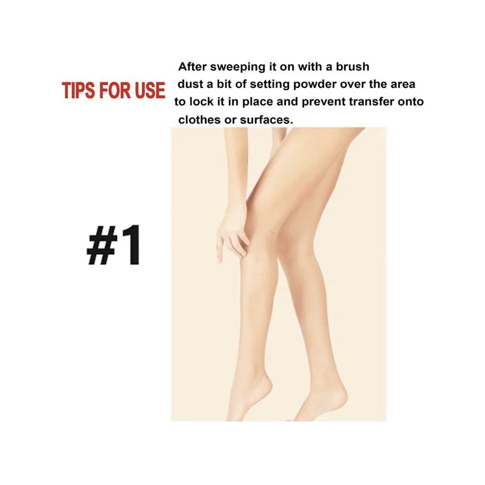 Lakerain leg makeup